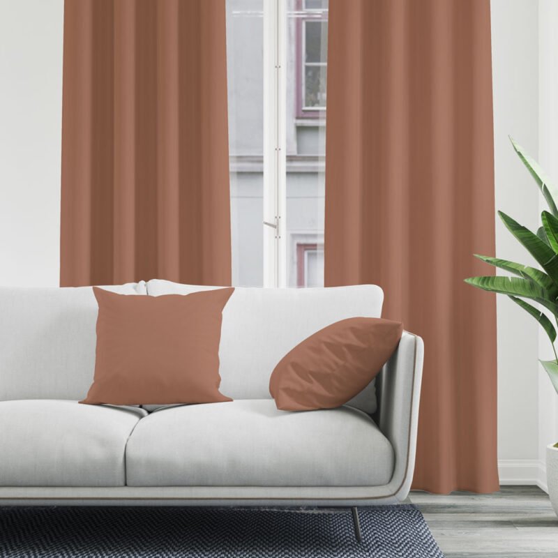 Brown Curtains 2207 - Image 3