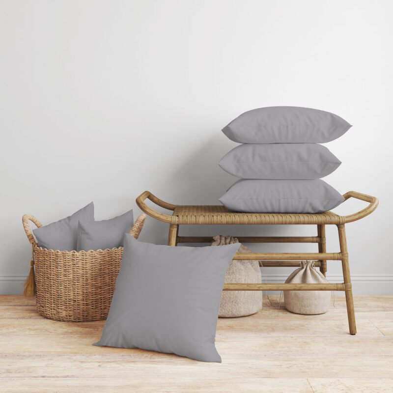 Indoor Structured Grey Pillows & Cushions 631 - Image 2