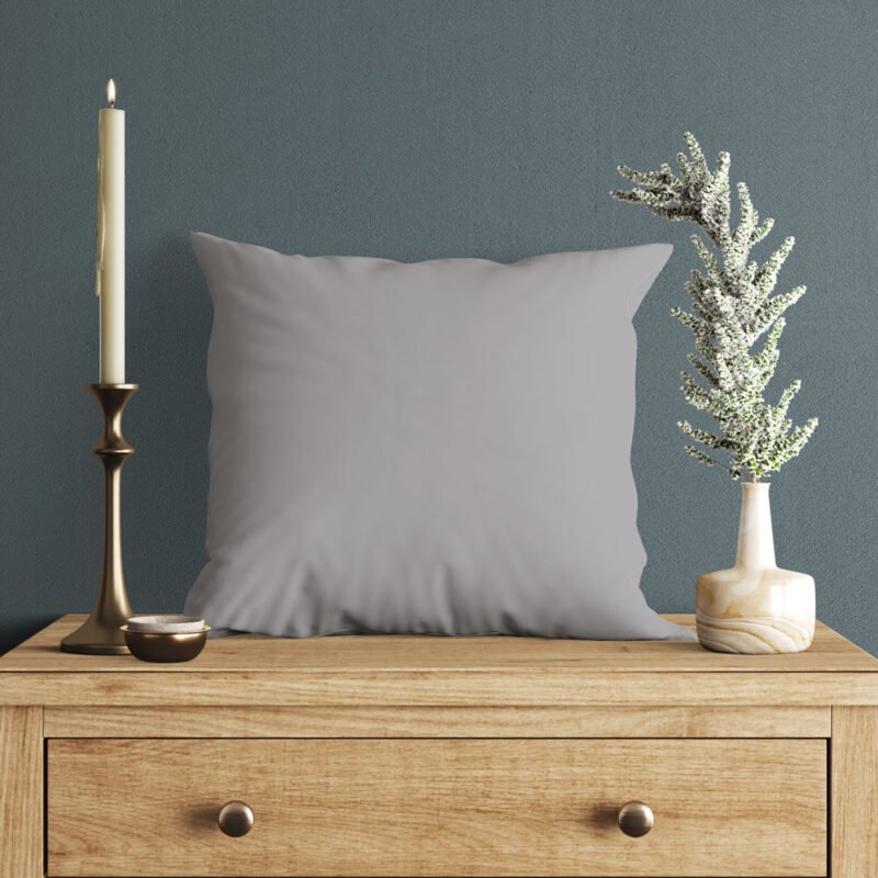 Indoor Structured Grey Pillows & Cushions 631 - Image 4