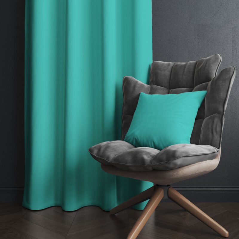 Turquoise Curtains 2313 - Image 2