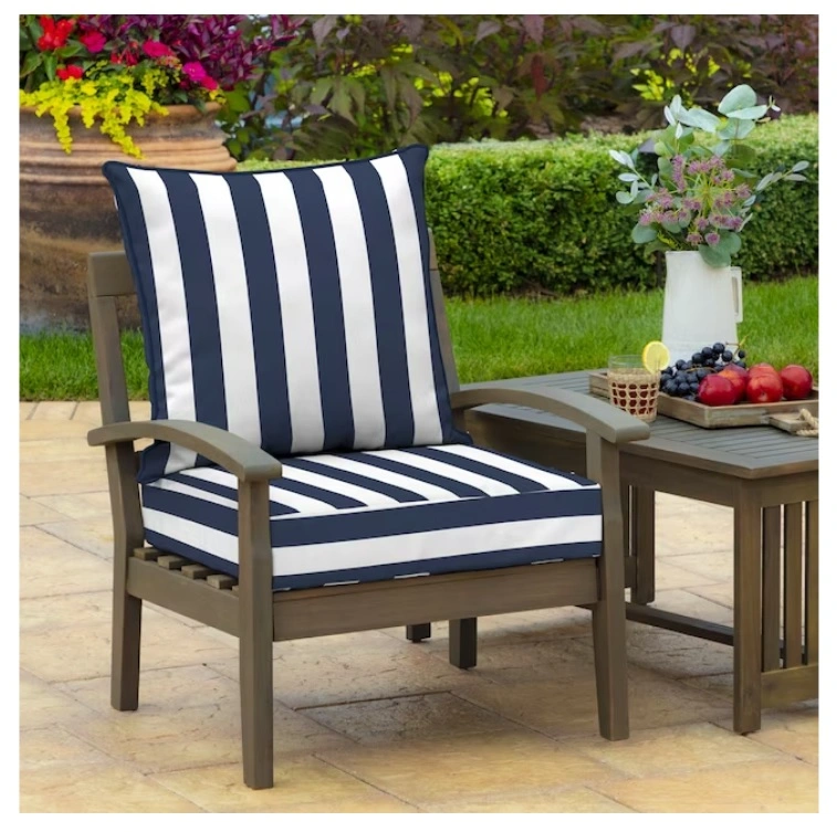 Professional-fabric-for-outdoor-DarkBlue-stripes-water-resistant-UV-resistant-5years-warranty